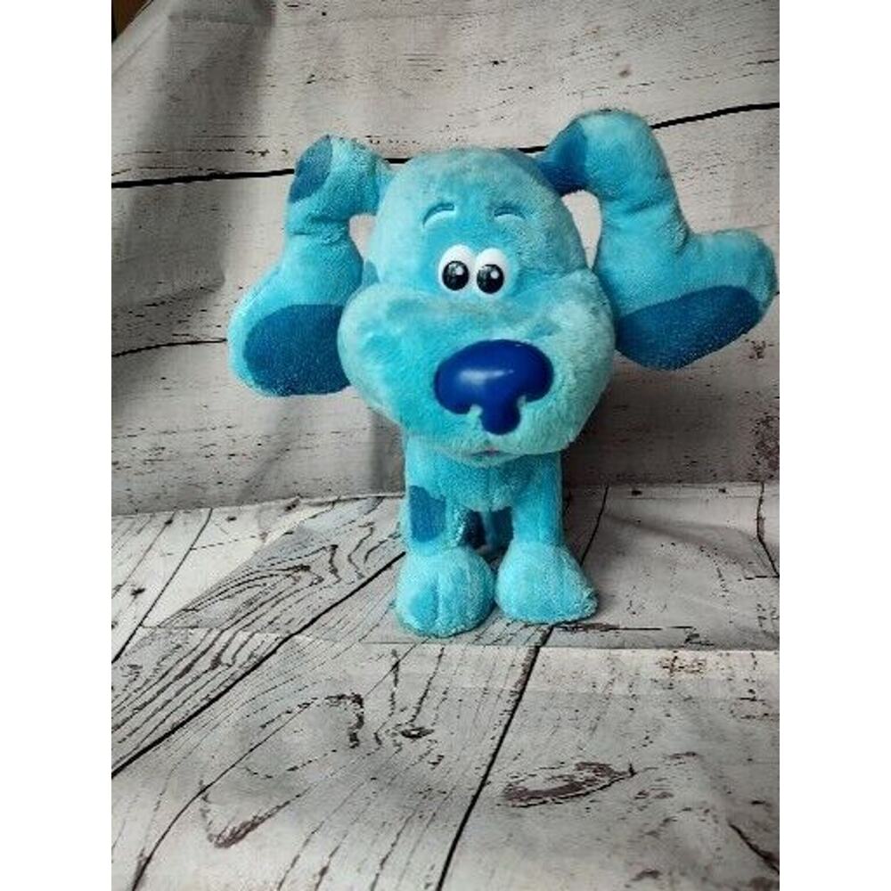 Blue's Clues and You! Dance-Along Blue Plush Battery Operated TESTED Works!